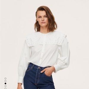 Babydoll collar blouse